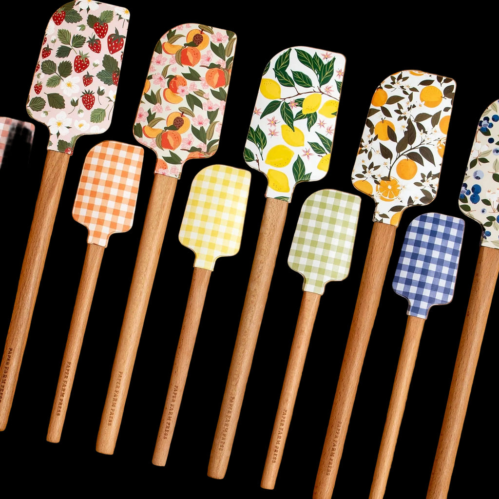 Fruit Silicone Kitchen Spatulas - Sets of 2